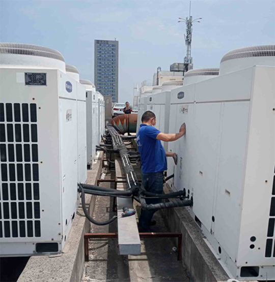 安定中央空调制热和不制冷系统维修方法